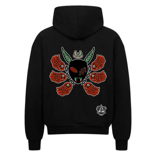 VACANCY Oversized Zipper Hoodie - TrippyConsciousnessProduction