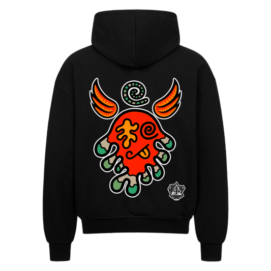 VACANCY Oversized Zipper Hoodie - TrippyConsciousnessProduction