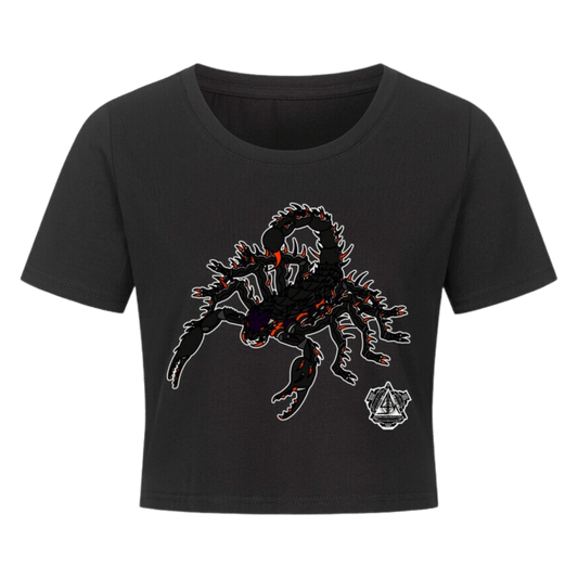 Ladies Cropped Tee - TrippyConsciousnessProduction