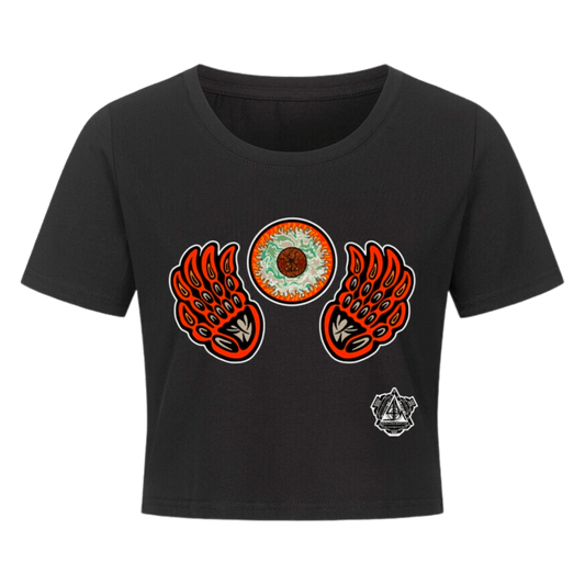 Ladies Cropped Tee - TrippyConsciousnessProduction