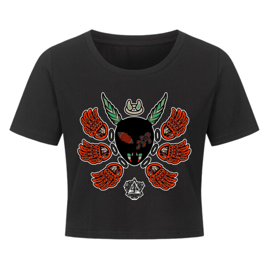 Ladies Cropped Tee - TrippyConsciousnessProduction