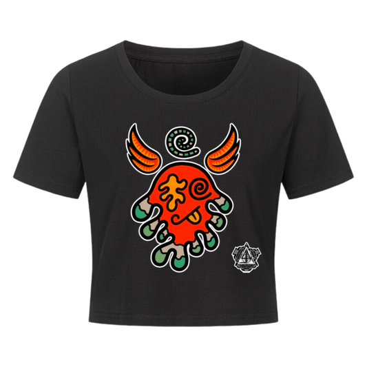 Ladies Cropped Tee - TrippyConsciousnessProduction