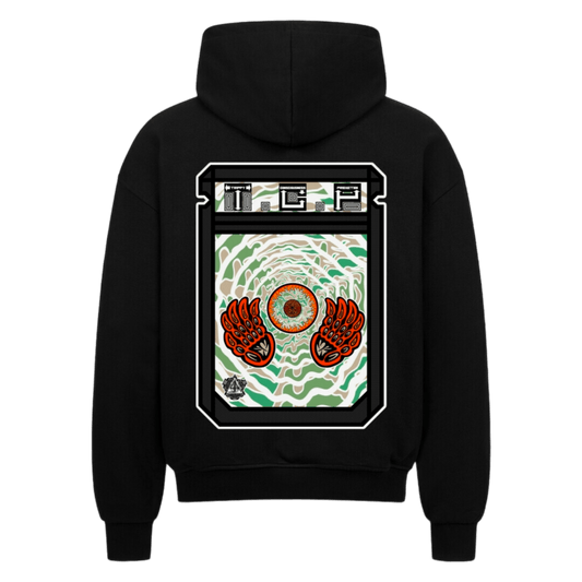 VACANCY Oversized Zipper Hoodie - TrippyConsciousnessProduction