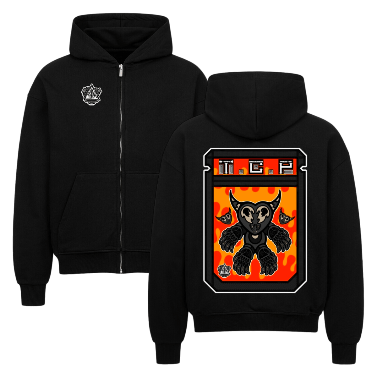 VACANCY Oversized Zipper Hoodie