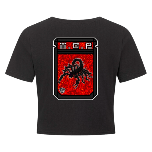 Ladies Cropped Tee - TrippyConsciousnessProduction