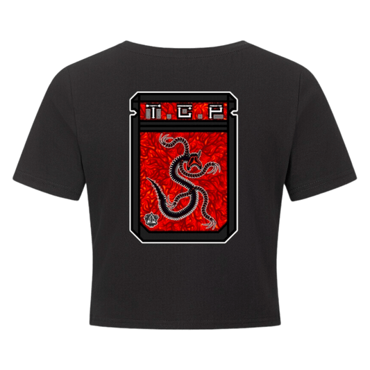 Ladies Cropped Tee - TrippyConsciousnessProduction