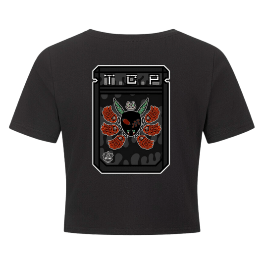 Ladies Cropped Tee - TrippyConsciousnessProduction