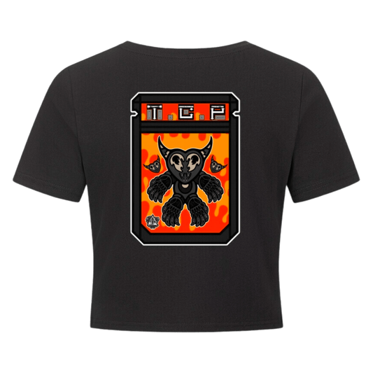 Ladies Cropped Tee - TrippyConsciousnessProduction