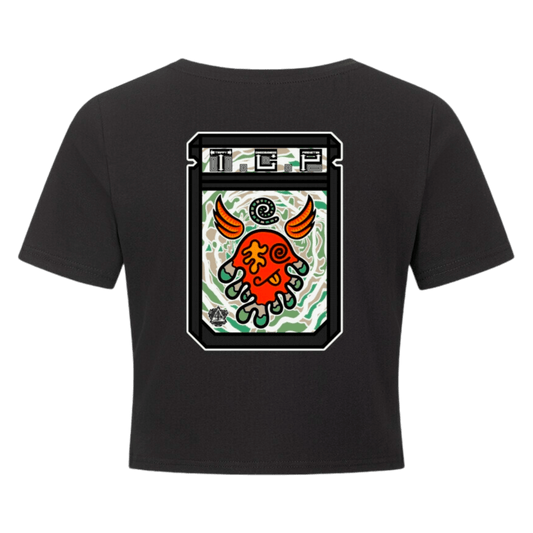 Ladies Cropped Tee - TrippyConsciousnessProduction