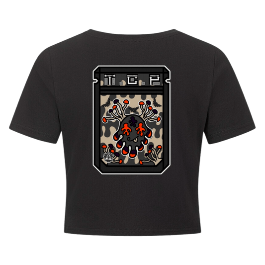 Ladies Cropped Tee - TrippyConsciousnessProduction