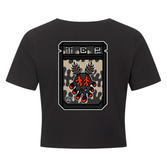 Ladies Cropped Tee - TrippyConsciousnessProduction