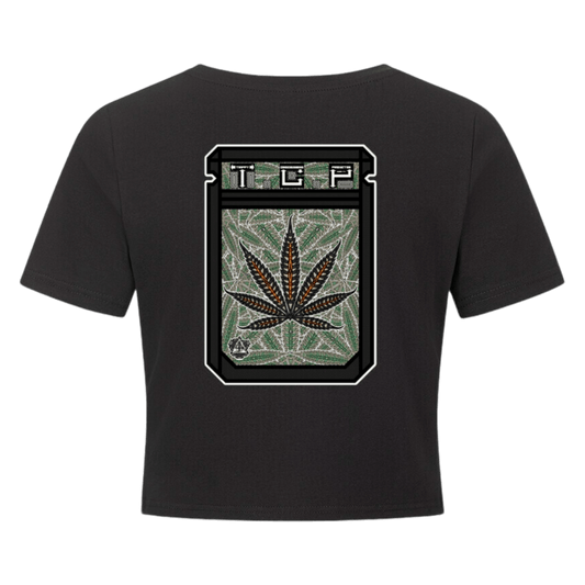 Ladies Cropped Tee - TrippyConsciousnessProduction