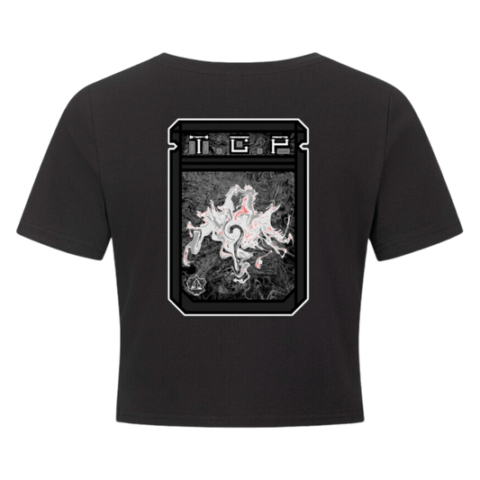 Ladies Cropped Tee - TrippyConsciousnessProduction