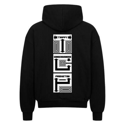 VACANCY Oversized Zipper Hoodie - TrippyConsciousnessProduction
