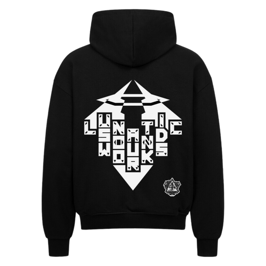 VACANCY Oversized Zipper Hoodie - TrippyConsciousnessProduction
