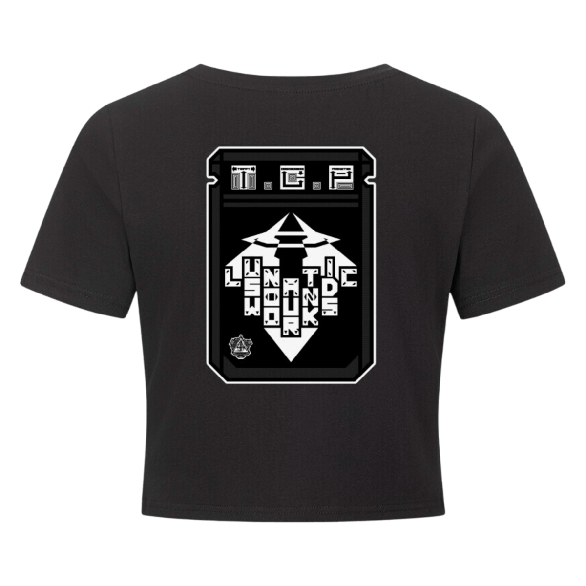 Ladies Cropped Tee - TrippyConsciousnessProduction