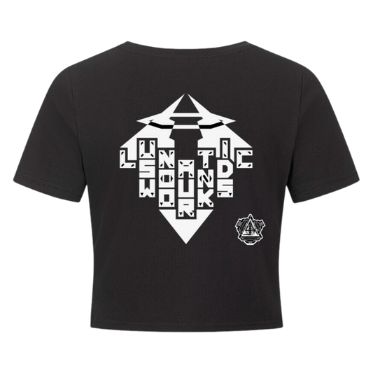 Ladies Cropped Tee - TrippyConsciousnessProduction