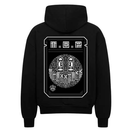 VACANCY Oversized Zipper Hoodie - TrippyConsciousnessProduction