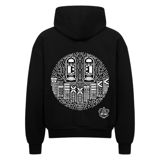 VACANCY Oversized Zipper Hoodie - TrippyConsciousnessProduction