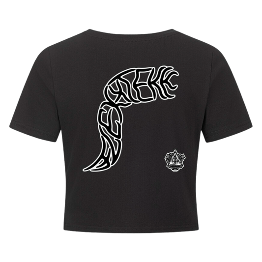 Ladies Cropped Tee - TrippyConsciousnessProduction