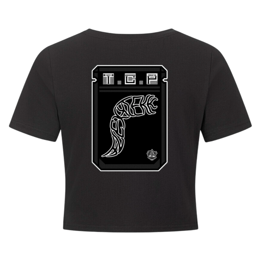 Ladies Cropped Tee - TrippyConsciousnessProduction