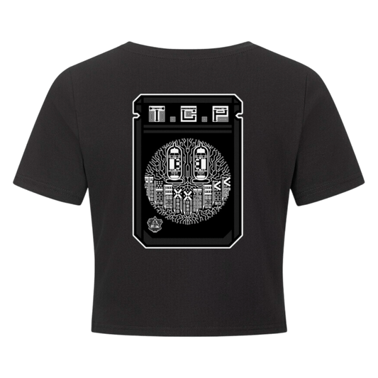 Ladies Cropped Tee - TrippyConsciousnessProduction