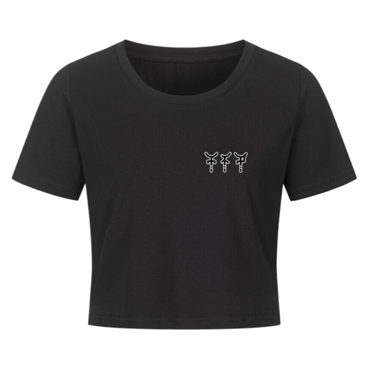 Ladies Cropped Tee - TrippyConsciousnessProduction