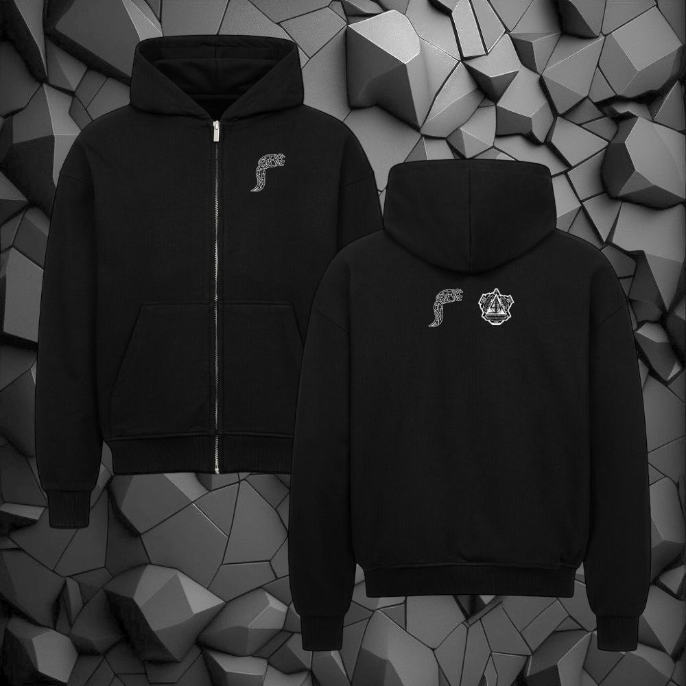 VACANCY Oversized Zipper Hoodie