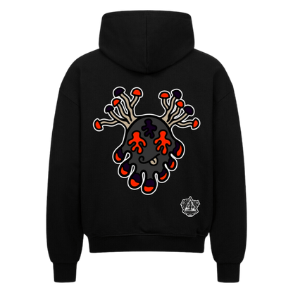 VACANCY Oversized Zipper Hoodie - TrippyConsciousnessProduction