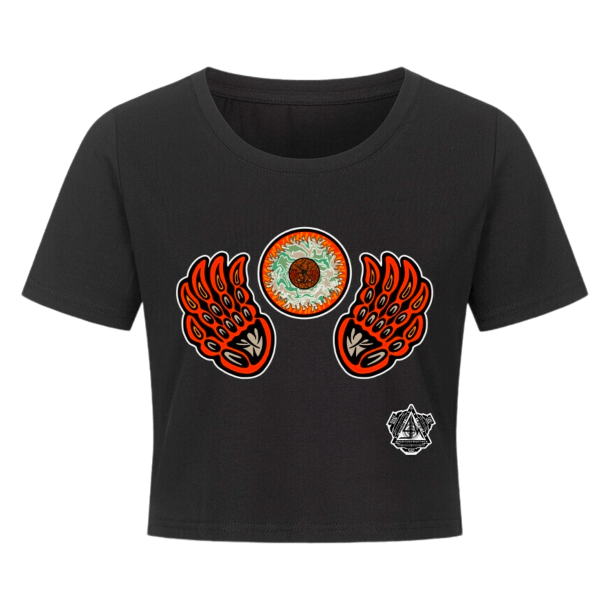 Ladies Cropped Tee - TrippyConsciousnessProduction