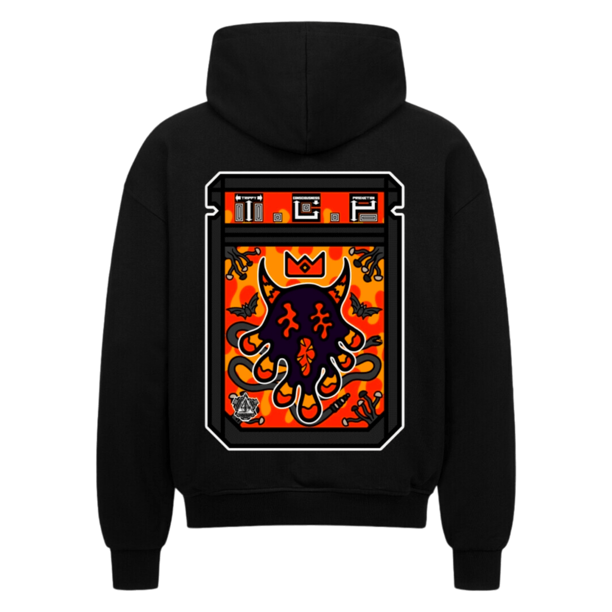 VACANCY Oversized Zipper Hoodie - TrippyConsciousnessProduction