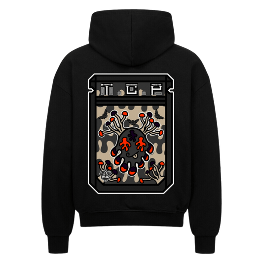 VACANCY Oversized Zipper Hoodie - TrippyConsciousnessProduction