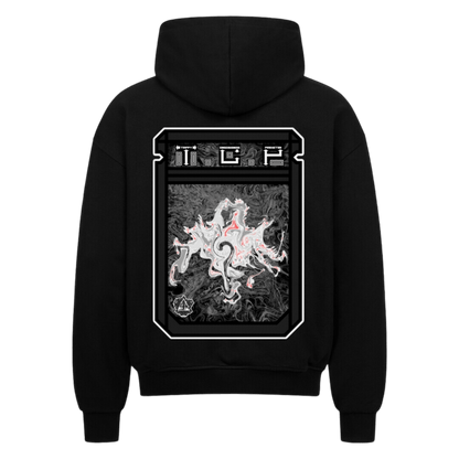 VACANCY Oversized Zipper Hoodie - TrippyConsciousnessProduction