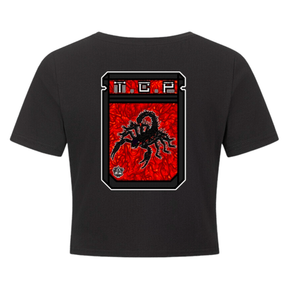 Ladies Cropped Tee - TrippyConsciousnessProduction