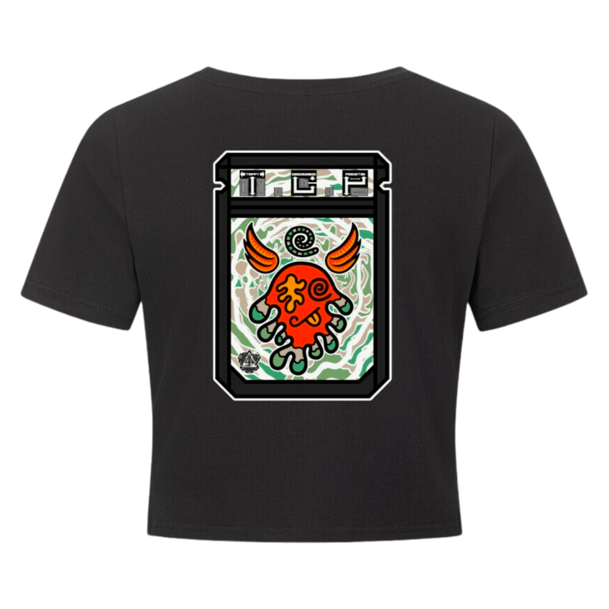 Ladies Cropped Tee - TrippyConsciousnessProduction