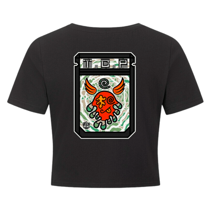 Ladies Cropped Tee - TrippyConsciousnessProduction