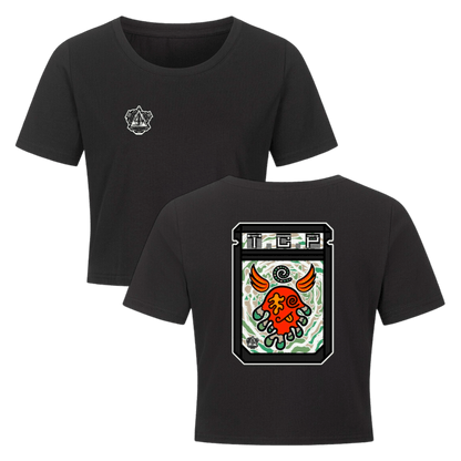 Ladies Cropped Tee - TrippyConsciousnessProduction