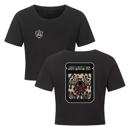 Ladies Cropped Tee - TrippyConsciousnessProduction