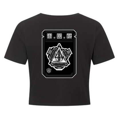 Ladies Cropped Tee - TrippyConsciousnessProduction