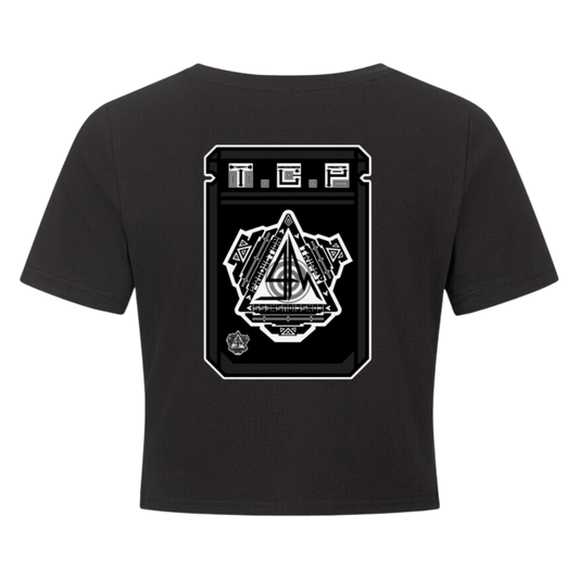 Ladies Cropped Tee - TrippyConsciousnessProduction