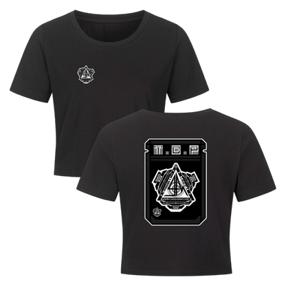 Ladies Cropped Tee - TrippyConsciousnessProduction