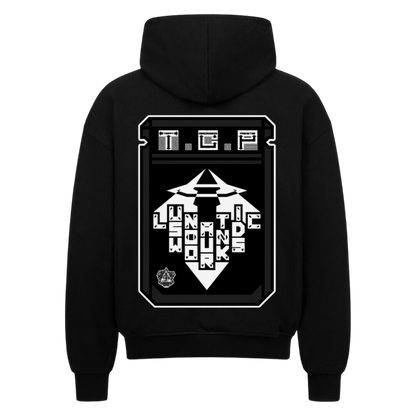 VACANCY Oversized Zipper Hoodie - TrippyConsciousnessProduction