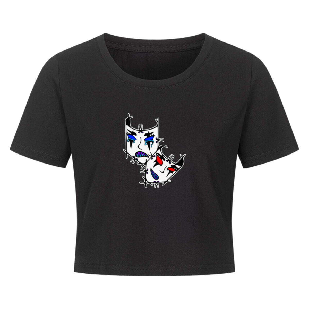 Ladies Cropped Tee - TrippyConsciousnessProduction