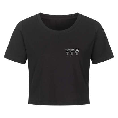 Ladies Cropped Tee - TrippyConsciousnessProduction