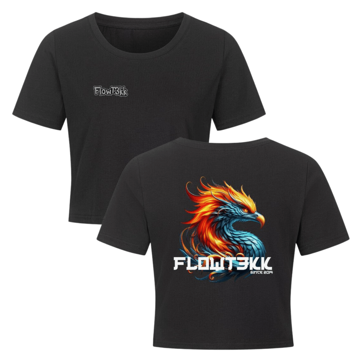 Ladies Cropped Tee - TrippyConsciousnessProduction