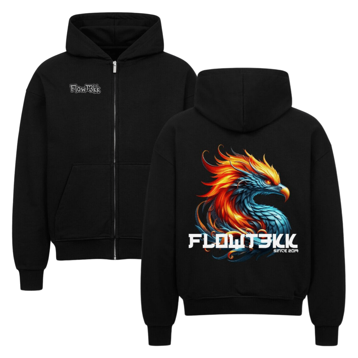 VACANCY Oversized Zipper Hoodie - TrippyConsciousnessProduction