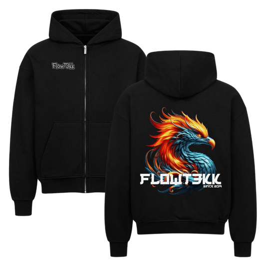 VACANCY Oversized Zipper Hoodie - TrippyConsciousnessProduction