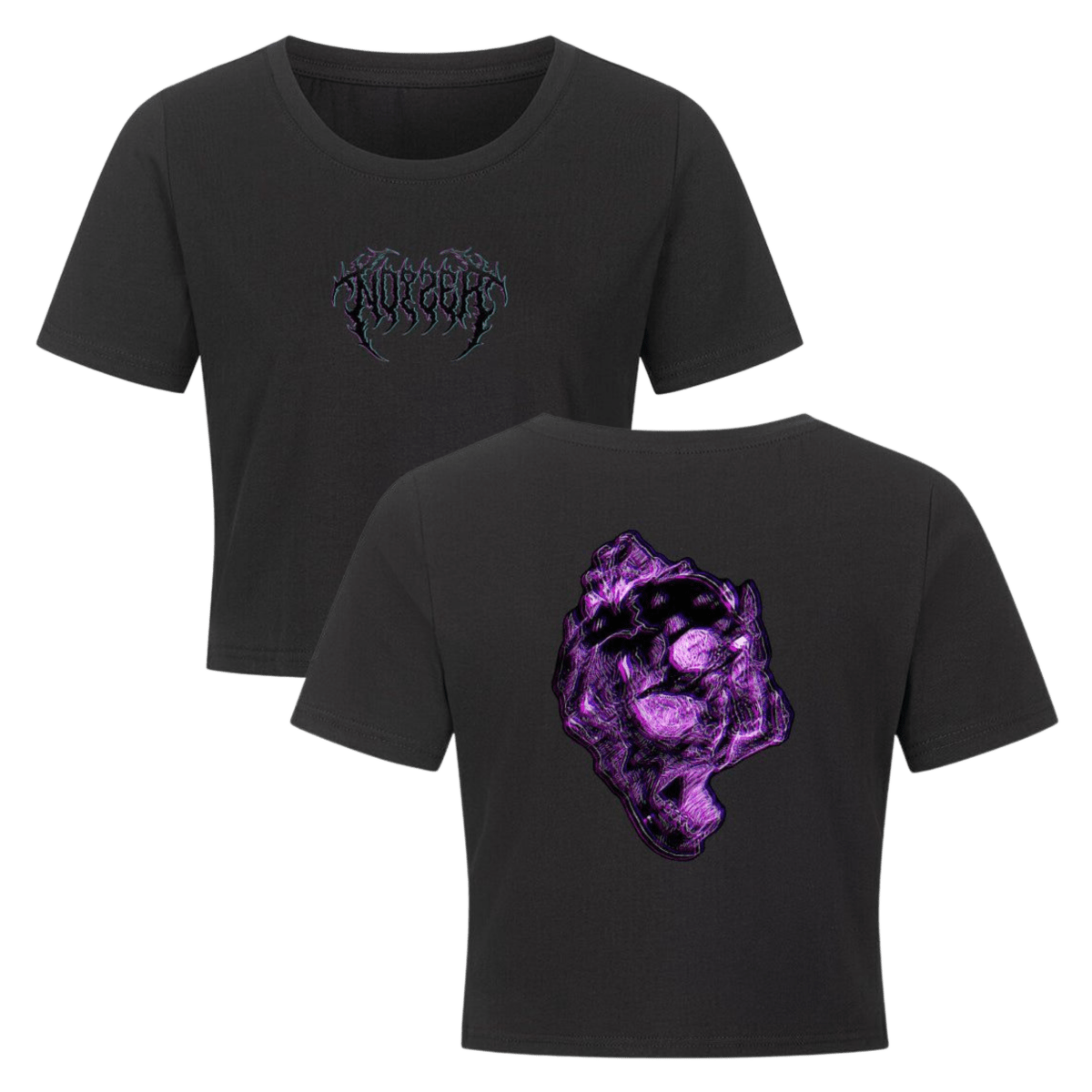 Ladies Cropped Tee - TrippyConsciousnessProduction