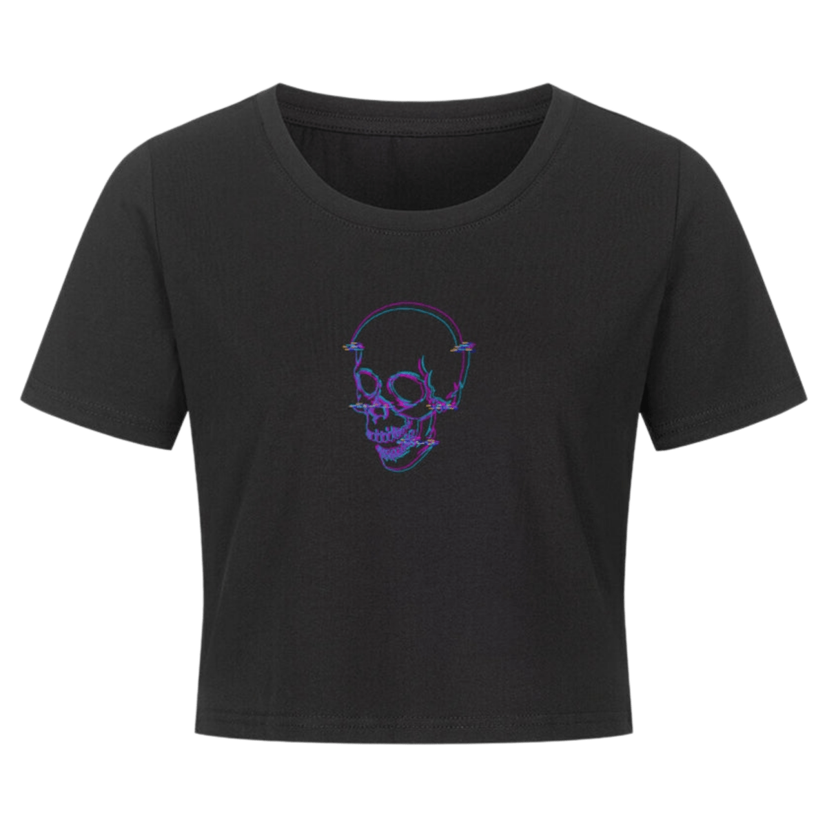 Ladies Cropped Tee - TrippyConsciousnessProduction