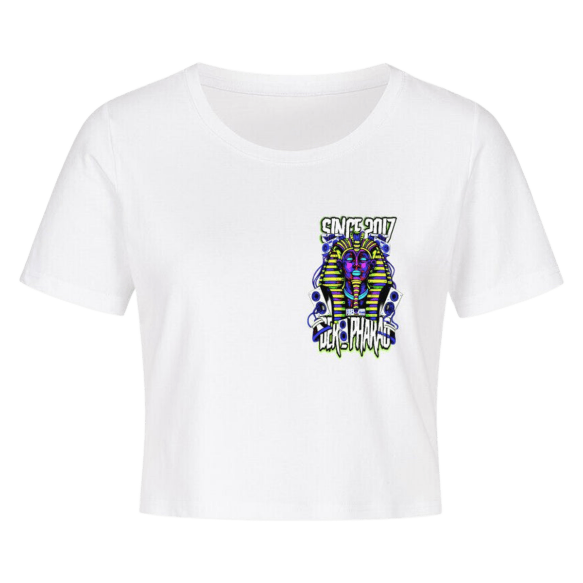 Ladies Cropped Tee - TrippyConsciousnessProduction